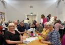 All smiles - A quiz team appear quietly confident during the Breast Friends Charity Quiz night