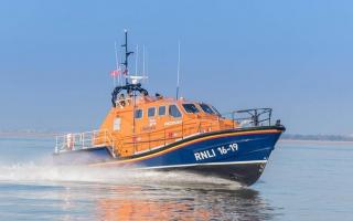 Gone - Walton and Frinton RNLI's Tamar class all-weather lifeboat left in March. (Image: RNLI/Stewart Oxley)