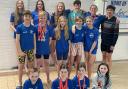 Making a splash: the Clacton team performed well at the championships.