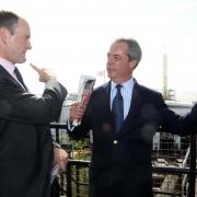 Nigel Farage and Douglas Carswell in Clacton in 2014