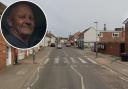 Area - a Street View image of Thorpe-le-Soken High Street and an inset image of builder Steve Brown