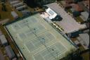 Aerial - A birds-eye-view of Little Clacton Tennis Club