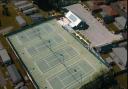 Aerial - A birds-eye-view of Little Clacton Tennis Club