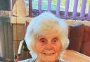 Sprightly Olive Dowding all smiles at Springfield's retirement home in Brightlingsea