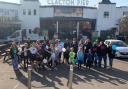 Parents and children of Tendring District Youth Football Club walked from Clacton to Walton pier in aid of Ukraine orphans.