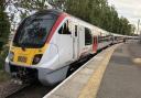New train: A new Greater Anglia train pictured at Walton-on-the-Naze. Credit: Greater Anglia