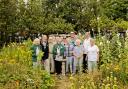Nature - Frinton and Walton Mayor Terry Allen, Anglia in Bloom judges and Frinton in Bloom members.