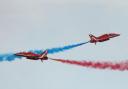 The Red Arrows take to the skies at a previous airshow