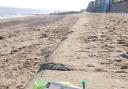 Trash - Litter gathered on the Walton seafront by WALLYs. Picture: WALLYs