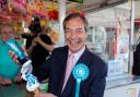 Nigel Farage broadcasts GB News show live from 'friendly' Clacton
