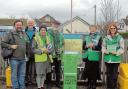 Green candidate joined by activists to campaign against health service cuts