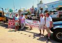 ENJOYING THE OCCASION: Clacton Boat Club members at the town’s Sea and Beach Festival.