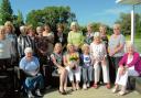 WELL DONE: Clacton Golf Club’s Lady Captain’s Day winner Denise Pink surrounded by lady past captains of the club.
