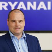 Ryanair boss Dara Brady was full of praise for Stansted in their 33rd year with the airport