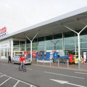 New parking for click-and-collect service at Tesco superstore