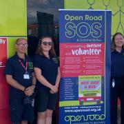 Dream team - staff from the SOS Bus which is championed by Open Road