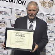Boxing clever: Holland-on-Sea's Graham Moughton has been inducted into the British Ex-Boxers Hall of Fame.