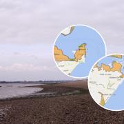 Warning - a flood alert has been issued for the north Essex coast including Wrabness (pictured)