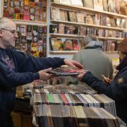 Purchase - a customer buying a record from Malcolm