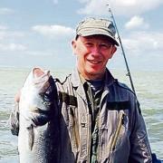 The Brightlingsea boat Seawatch Charters has been on the bass and this lucky angler caught a great-looking fish.