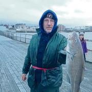 HEAVIEST FISH: Walton Pier club member Barry Adair with his 6lb 4oz cod.