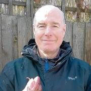 NEW TO SEA FISHING: Stuart Wallace with his codling, caught on lugworm bait from the Harwich beaches.