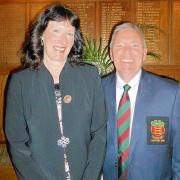 CHANGING OF THE GUARD: Peter Webster and Angela Vaughan are the new captains at Frinton Golf Club. They were elected at the club’s recent annual meeting.