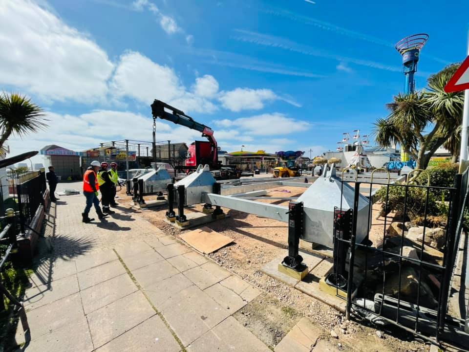 Work starts on construction of Clacton Pavilion's big wheel to mark town's 150th year - Vimarsana News