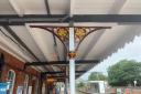 Restoration - the Frinton station roof. Picture: Greater Anglia