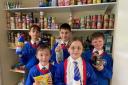 Ready to go - children in the community shop
