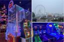 Fun - Clacton Pier's arcade and in the fog