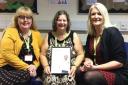 Proud - Tracy Lanham, Volunteer of the Year with Kathleen Ely, Deputy Managing Director, Essex (left) and Heidi Dennis, Barnardo’s Assistant Director (right)