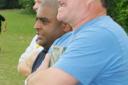 Looking Good: Manager Steve Witherspoon and coaches Amin Levitt and Gary Foley look on as Brentwood beat Tiptree on Saturday.