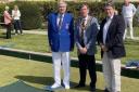 Club president David Mitchell-Gears, Tendring council chairman Jeff Bray and Tendring council CEO Ian Davidson