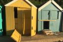 Carnage - The beach huts were targeted at the weekend