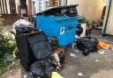 Nasty - 7-9 Hayes Road rubbish in August 2020. Credit: Tendring Council
