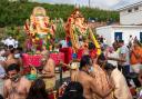 PHOTOS: Spectacular celebration of Hindu elephant god attracts thousands