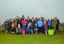 Together - Members of the Frinton Guides at St Osyth Priory to plant trees