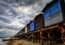 Scenery - beach huts along Frinton’s famous seafront still sell for in excess of £80,000. Picture: MATTHEW MALLETT