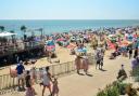 Anthony Allston's pictures of Clacton beach over the weekend