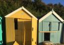 Carnage - The beach huts were targeted at the weekend