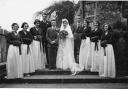 Memories - Reginald and Dorothy Richer, from Great Bentley, celebrated their platinum wedding anniversary. Here seen on their wedding day in 1953 outside St James church in East Hill, Colchester