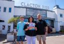 Author Lisa Wilson with son Riley and husband Craig
