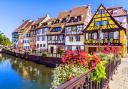 Colmar is known for its lovely half-timbered house