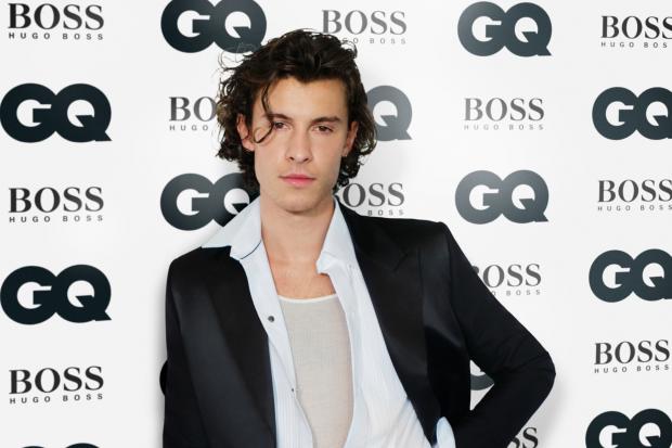 Shawn Mendes at the GQ Men Of The Year awards. (PA)