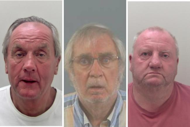 Mark Youell, 64, Alfred Rumbold, 65, and Brian Wright, 73 (NCA)