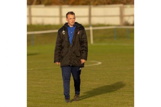 At the helm - Tom Austin is back in charge at FC Clacton with Ryan Salter. Picture: Rob Smith (RJS Photography)