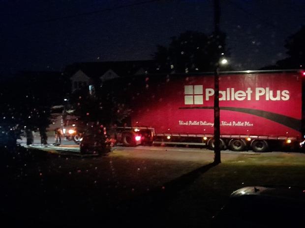 Clacton and Frinton Gazette: Pallet plus in a collision with a parked car