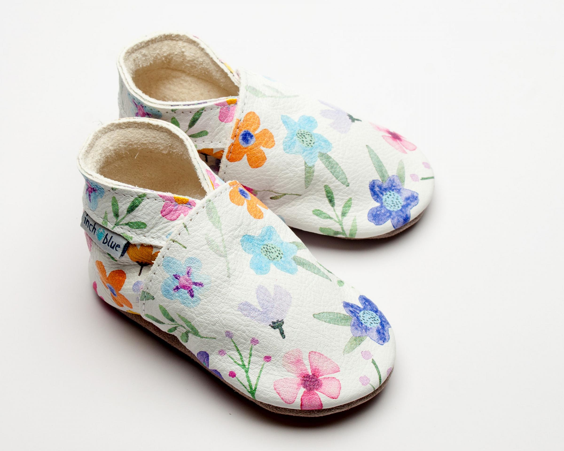 Bee Happy Baby Shoes, £19.95, Annabel James: annabeljames.co.uk