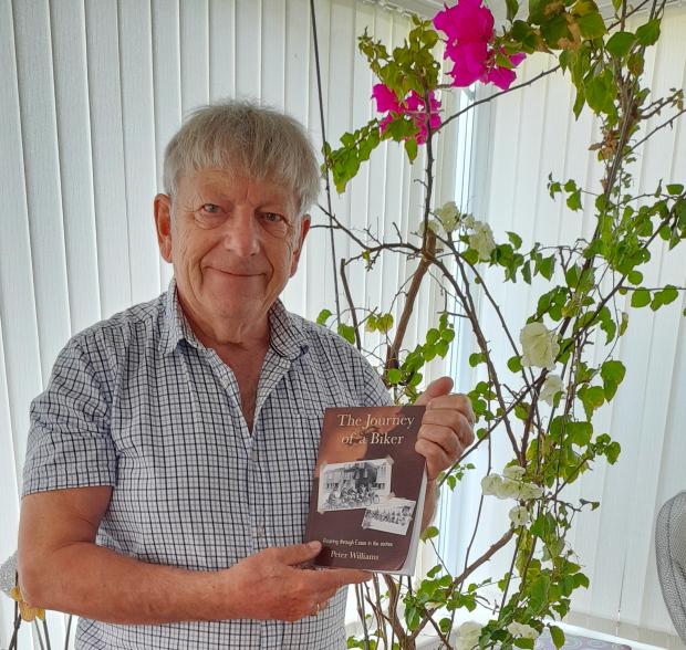 Clacton and Frinton Gazette: Peter with his book The Journey of a Biker